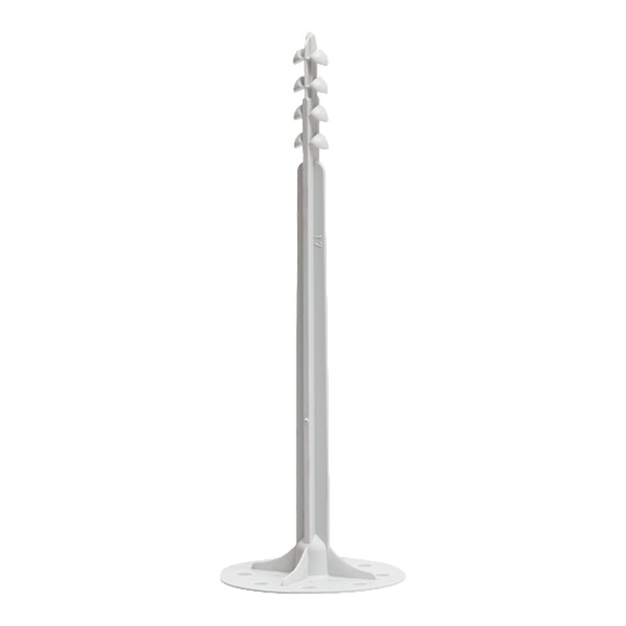 Kunststof isolatieplug hal.vrij 17cm isolatie 10-14cm VVE=75