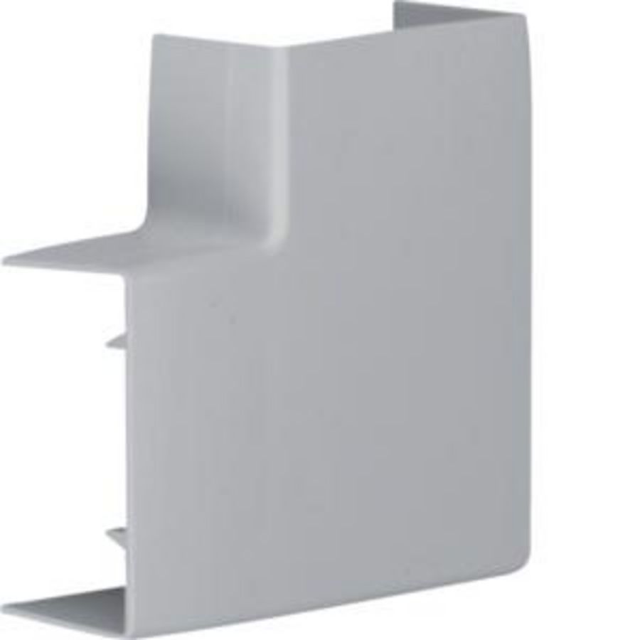 Vlakke hoek voor goot 30x60mm LF grijs