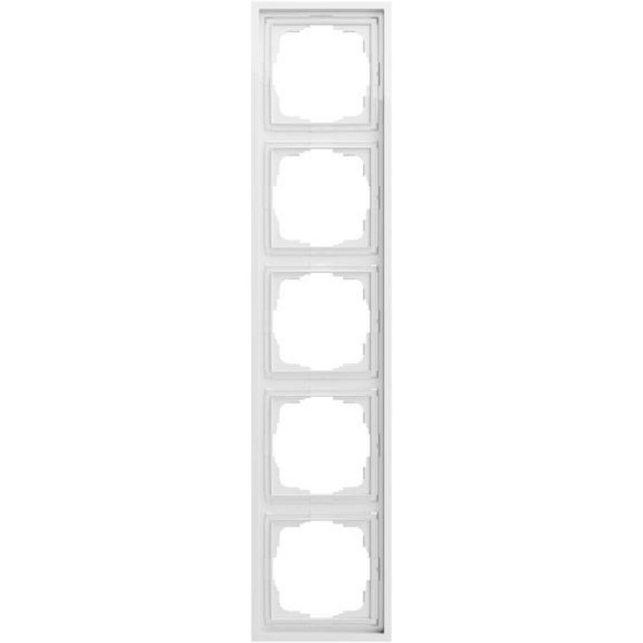 Afdekraam 5-voudig Gira F300 zuiver wit
