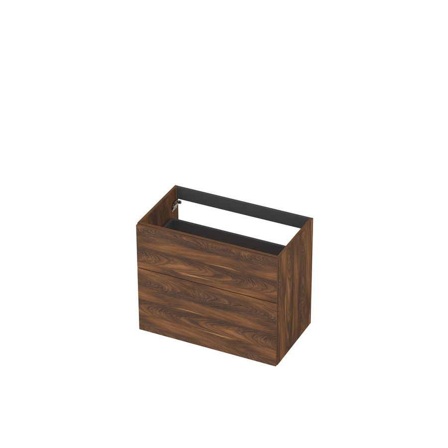 Onderkast 2L a-sym decor tbv grepen 80cm noten