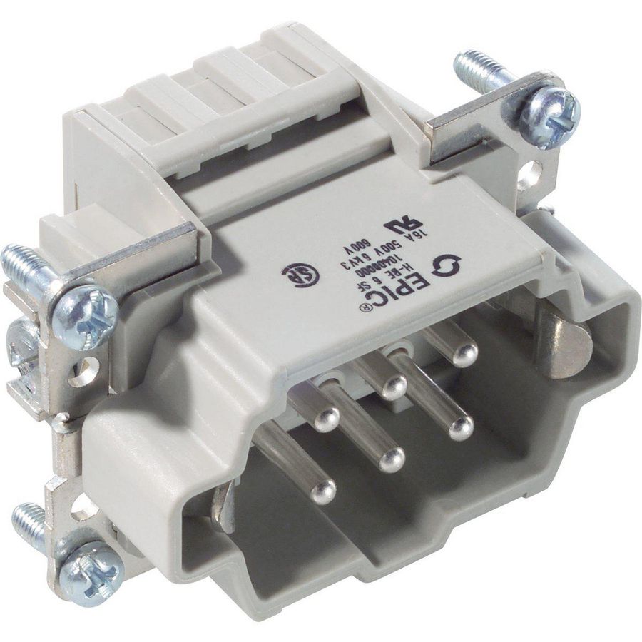 H-BE 6 SF MALE INSERT W. CLAMP SPRING VVE=10