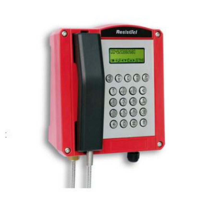 Ex-telefoon resistel rood