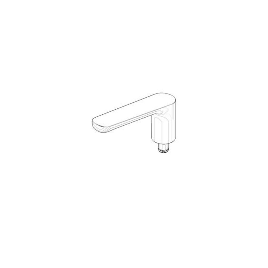 Uitloop 183mm, 27-30l/min. Mat Wit