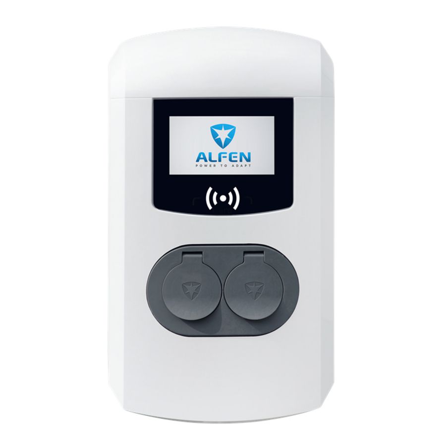 Bundel, Double, 32A-22kW, 2x T2, 1-V kabel, RFID, SC