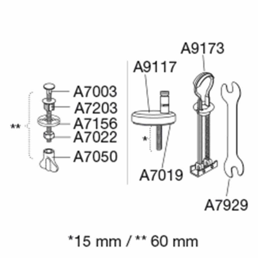 Closetzitting Bevestigingsgarnituur scharnieren v uni DG6999