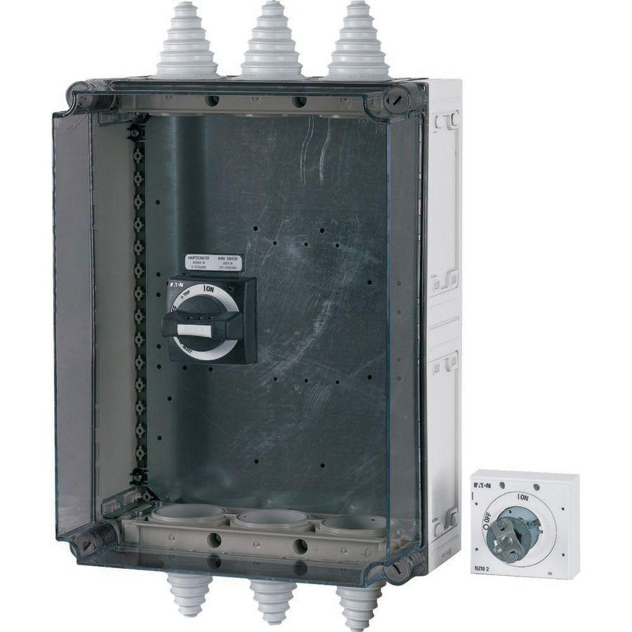 Schakelaarkast leeg NZM2-4 PN2-4 NS2-4 max. 250A zwart