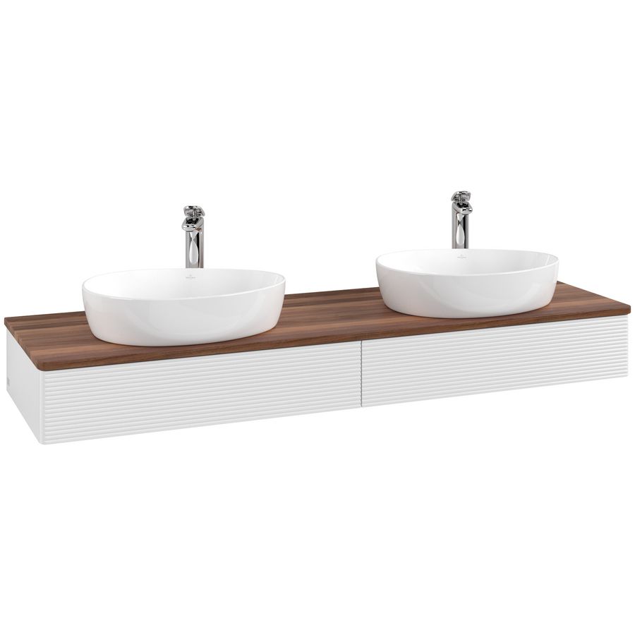 Wastafelonderkast Antao 1600x190x500mm G.White.L K17152GF