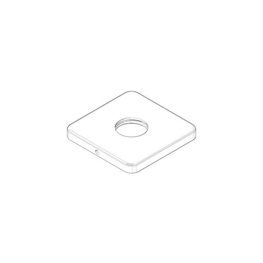 Rozet 78x78x9mm chr 092771012-00