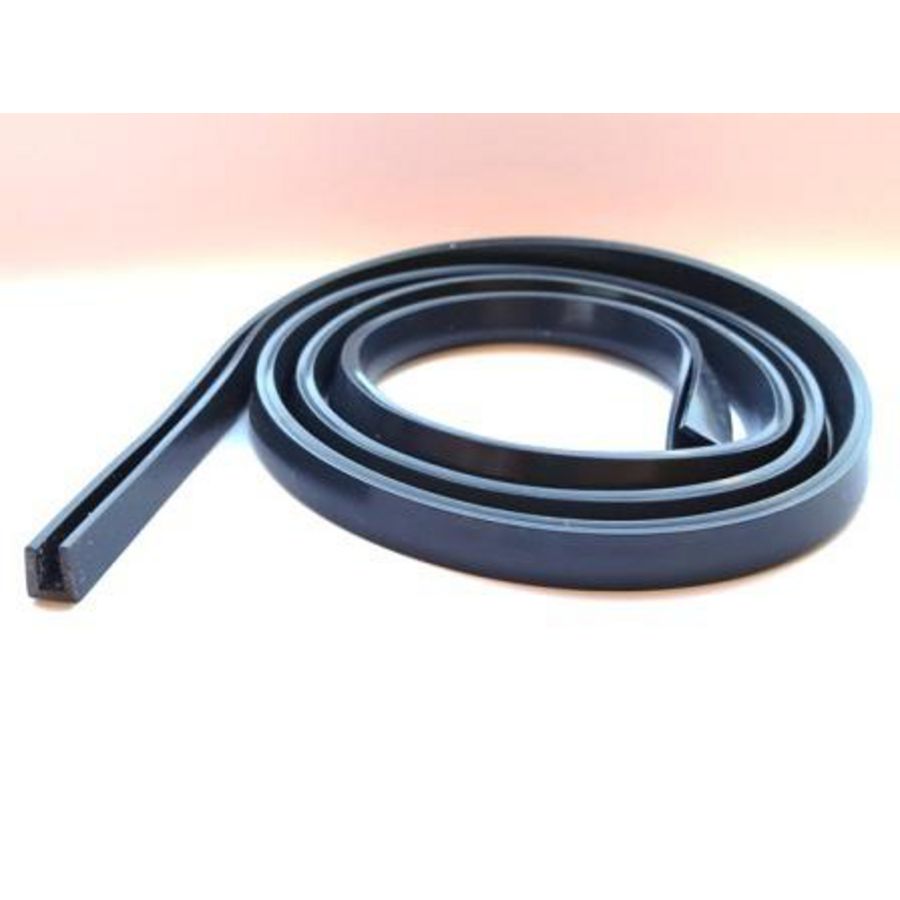 Afdichtband silicoonrubber U-profiel 20x7.5 antraciet