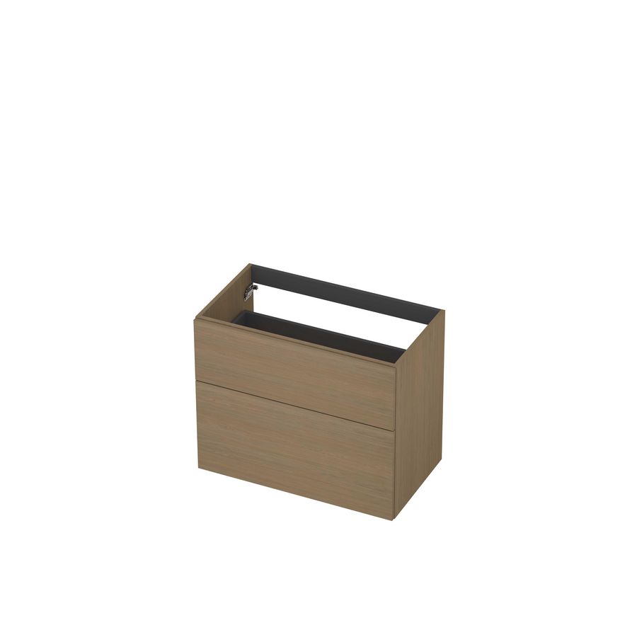 Onderkast 2L a-sym decor tbv grepen 80cm olijf eiken