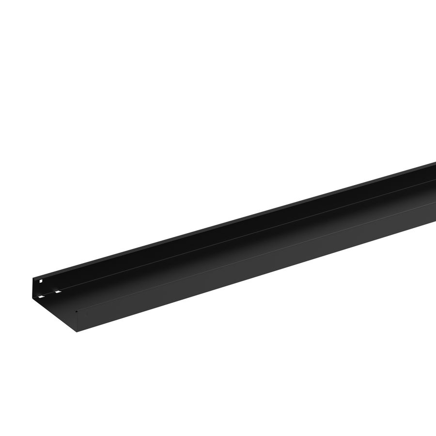 Lengte a 3m. Kabelgoot gesloten 200mm zwart KG281