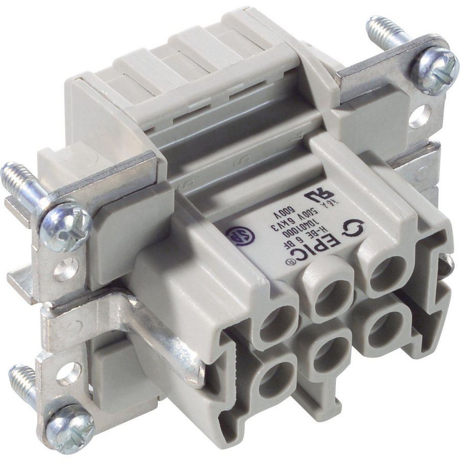 H-BE 6 BF FEMALE INSERT M.KLEMMFEDER VVE=10