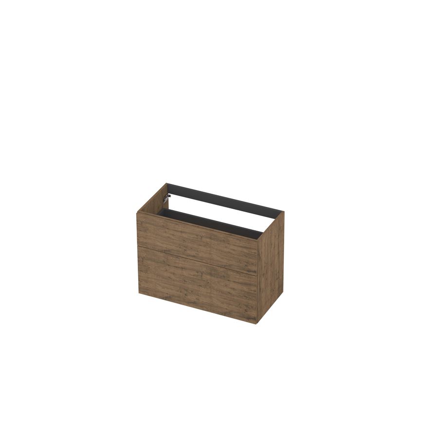 Onderkast 2L a-sym decor tbv grepen 90cm naturel eiken