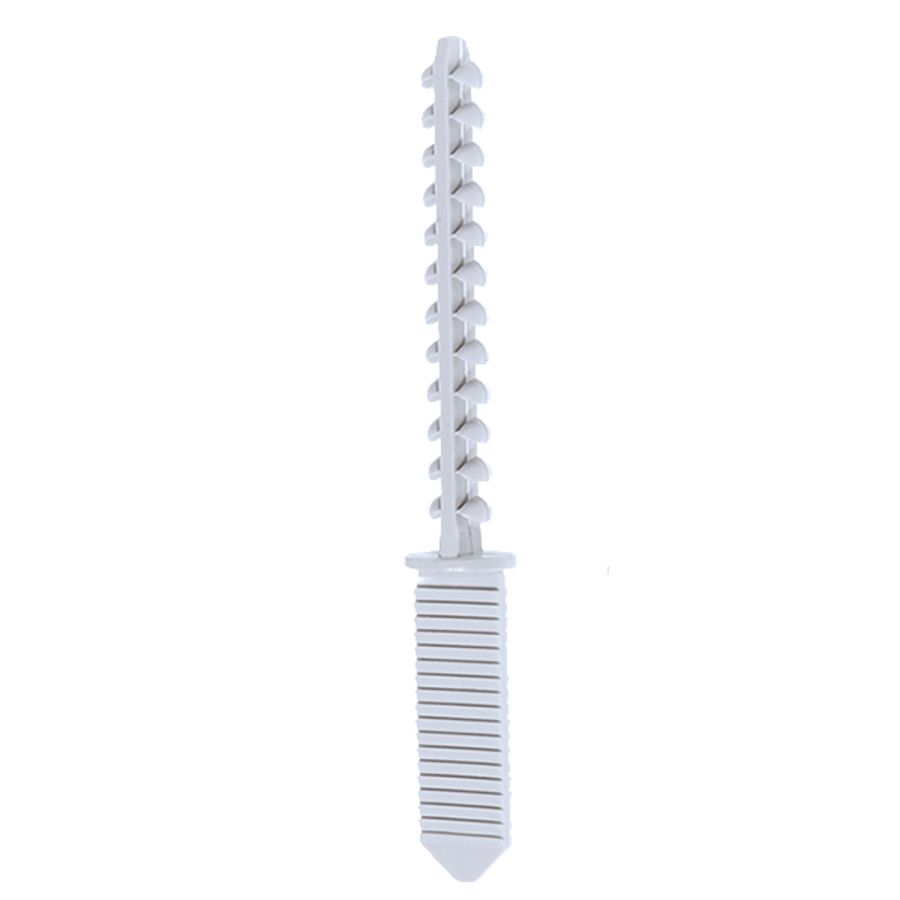 Kunststof rasterankerstrip 30mm met klemplug 55mm VVE=100