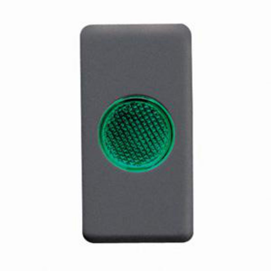 ENKELE INDICATIELAMP-12/24/250 V-GROEN-1 MODULE-SYST