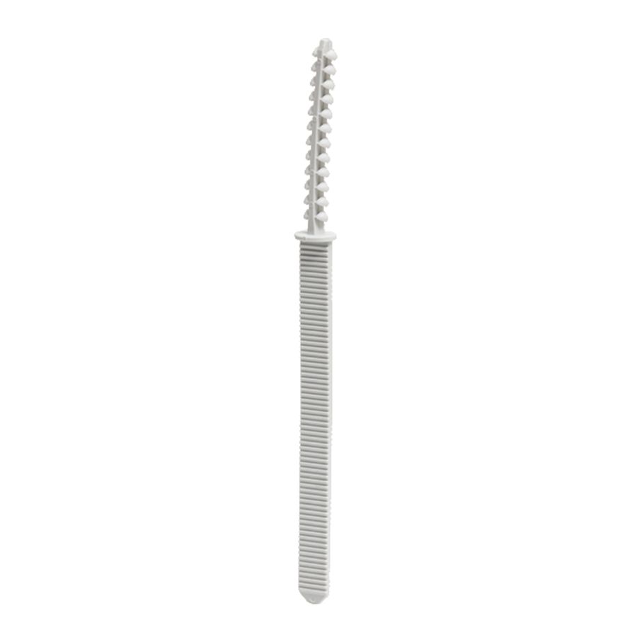 Kunststof rasterankerstrip 100mm met klemplug 55mm VVE=100