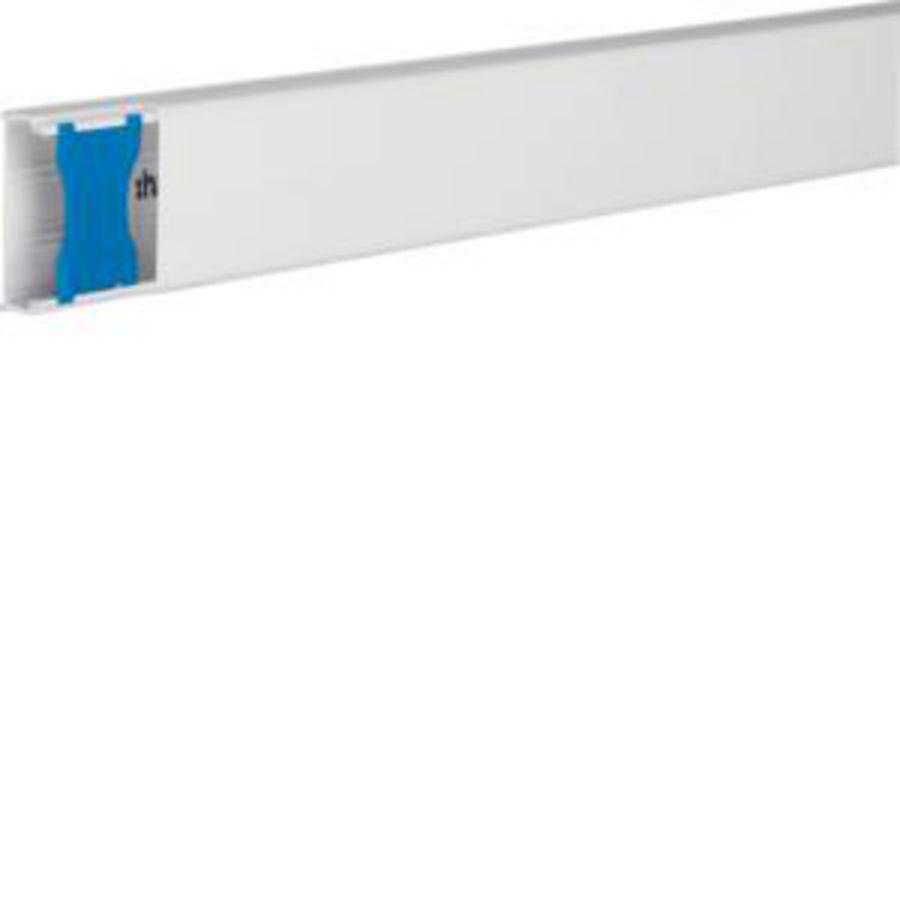 Bodemprofiel+deksel 20x50mm LFK verkeerswit VVE=2