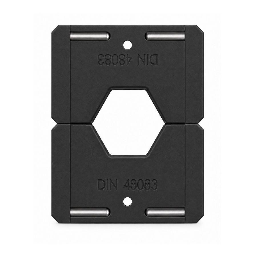 Matrijsset zeskantverpersing doorsnede 50mm² krimpbr. 7mm