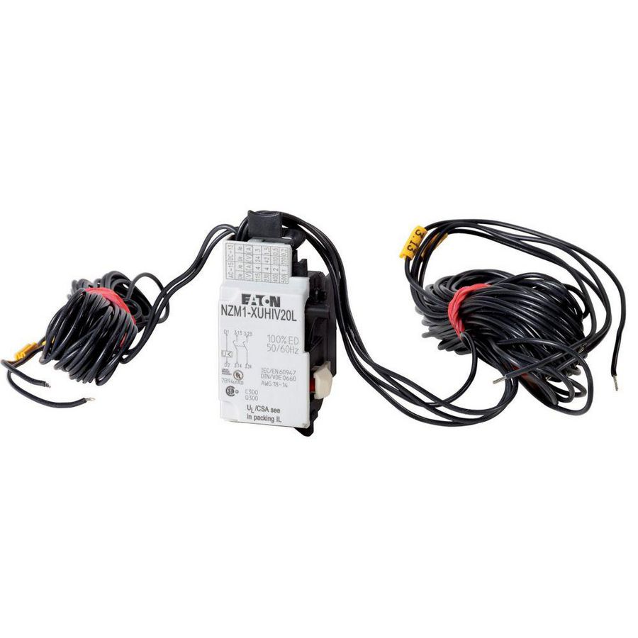 Onderspanningspoel NZM1 2xM voorijlend 3m 24V DC
