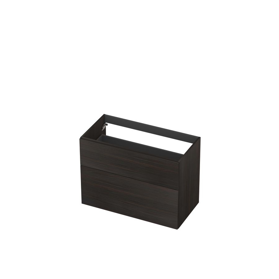 Onderkast 2L a-sym decor tbv grepen 90cm intens eiken