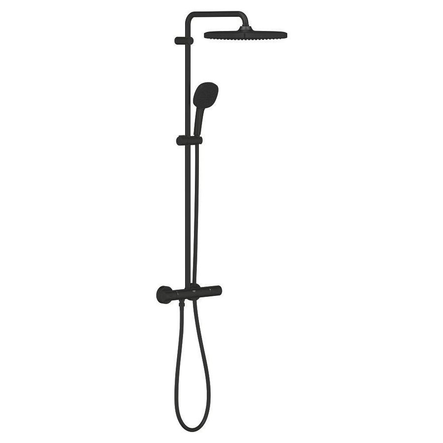 Tempesta 250 Cube Douchesysteem Max 8,0L/M matte black (mat zwart) (prof)