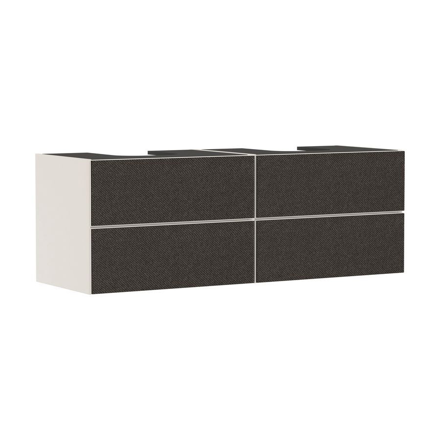 Badmeubel Xevolos E SMB 1570/550 4L 2 inbouwwastafels TDG