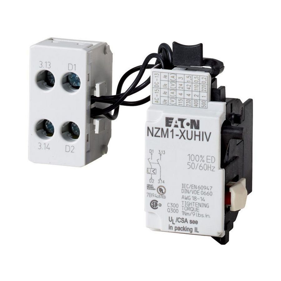 Onderspanningspoel NZM1 2xM voorijlend 24V AC