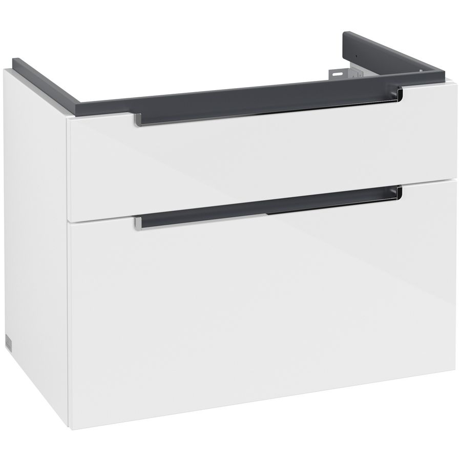 Subway 2.0 wastafelonderbouw 787x590x449mm glossy white 2xla