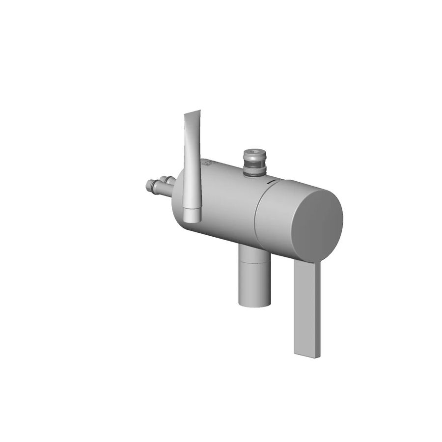 Aansluiting 54x172x134mm chr
