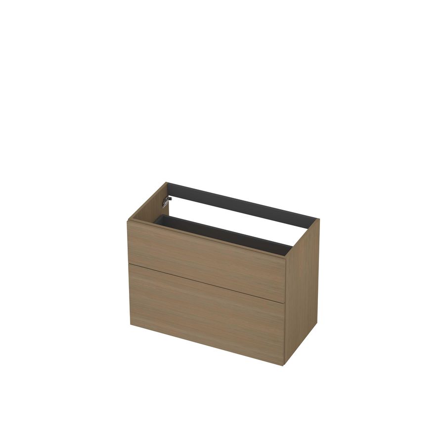 Onderkast 2L a-sym decor tbv grepen 90cm olijf eiken