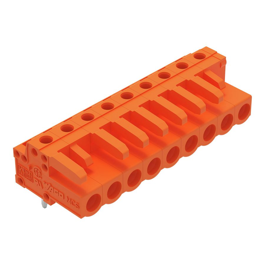 THT FE steker HA raster 5,08mm oranje 232-269 VVE=50