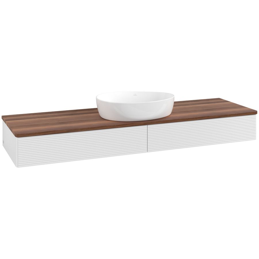 Wastafelonderkast Antao 1600x190x500mm G.White.L L14112GF