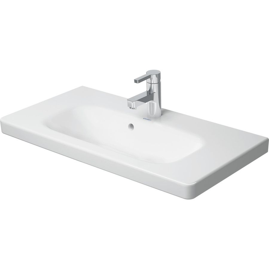 DURASTYLE #233778 wastafel 785mm wit met kraangat met overloop