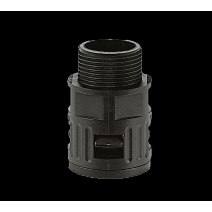 Slangwartel kunststof Ø10mm M10 IP66 zwart VVE=50