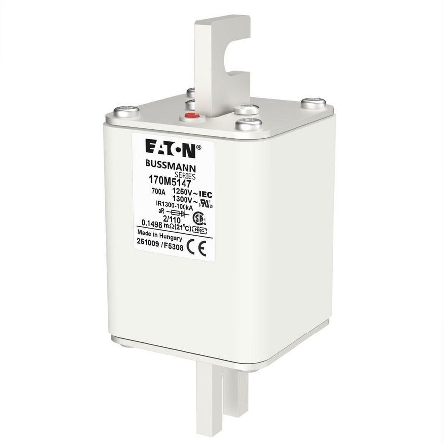 Zekering hoge snelheid 700A AC 1250V 100kA 2 61x75x1 VVE=3