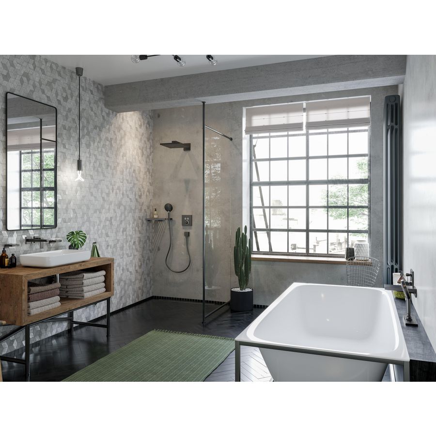 Baduitloop Metropol 32543340 brushed black chrome