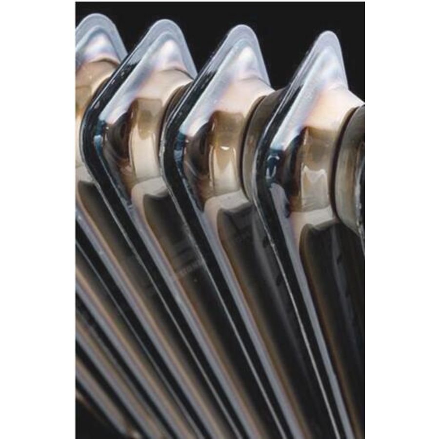 Kolomradiator VINTAGE wand 50/160 628x1000mm 9990 1332W transparante coating (niet in vochtige ruimtes plaatsen)