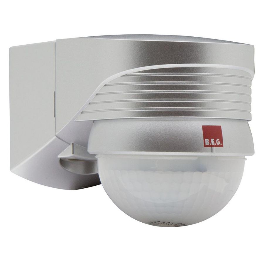 Bewegingsmelder 280gr. Inclusief een beve. zilver IP54 16m 1