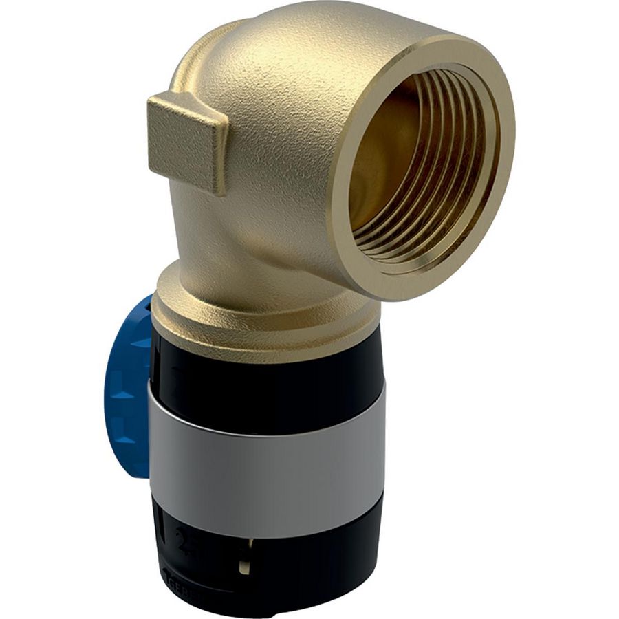 Schroefbus haaks FLOWFIT pers 16x1/2"bn.dr. brons (o.a. tbv reservoirs)
