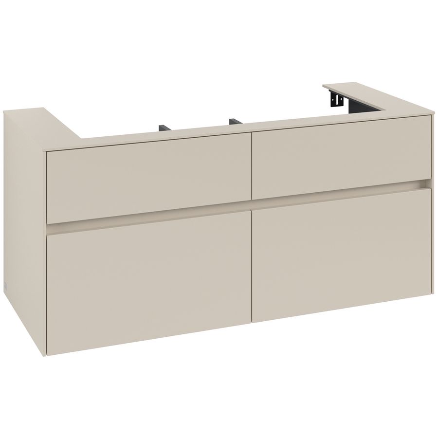 Wastafelonderkast Collaro 1200x548x500mm Cashmere Grey C091B0VN