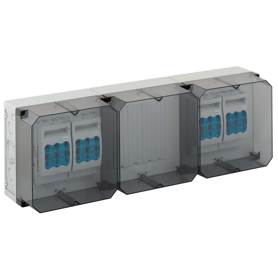 Railkast lastscheider behuizing IP54/IP65