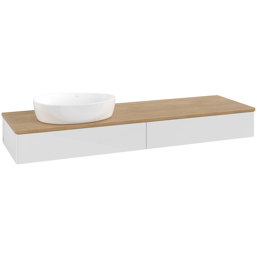 Wastafelonderkast Antao 1600x190x500mm G.White.L L15011GF