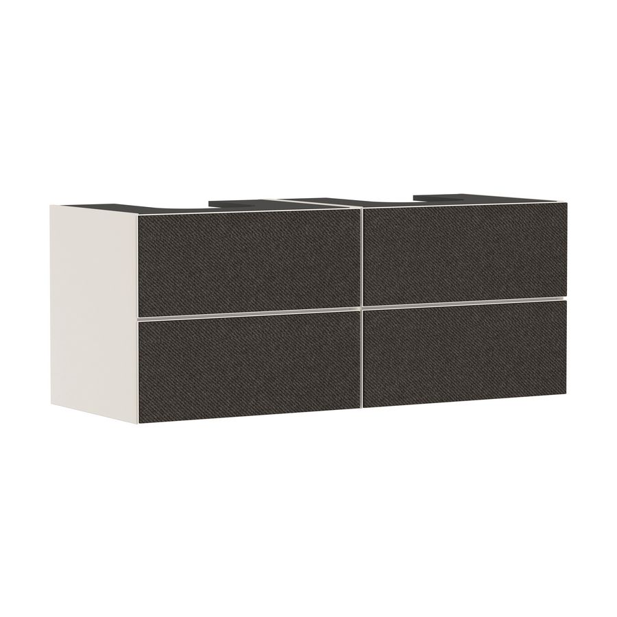Badmeubel Xevolos E SMB 1370/550 4L 2 inbouwwastafels TDG