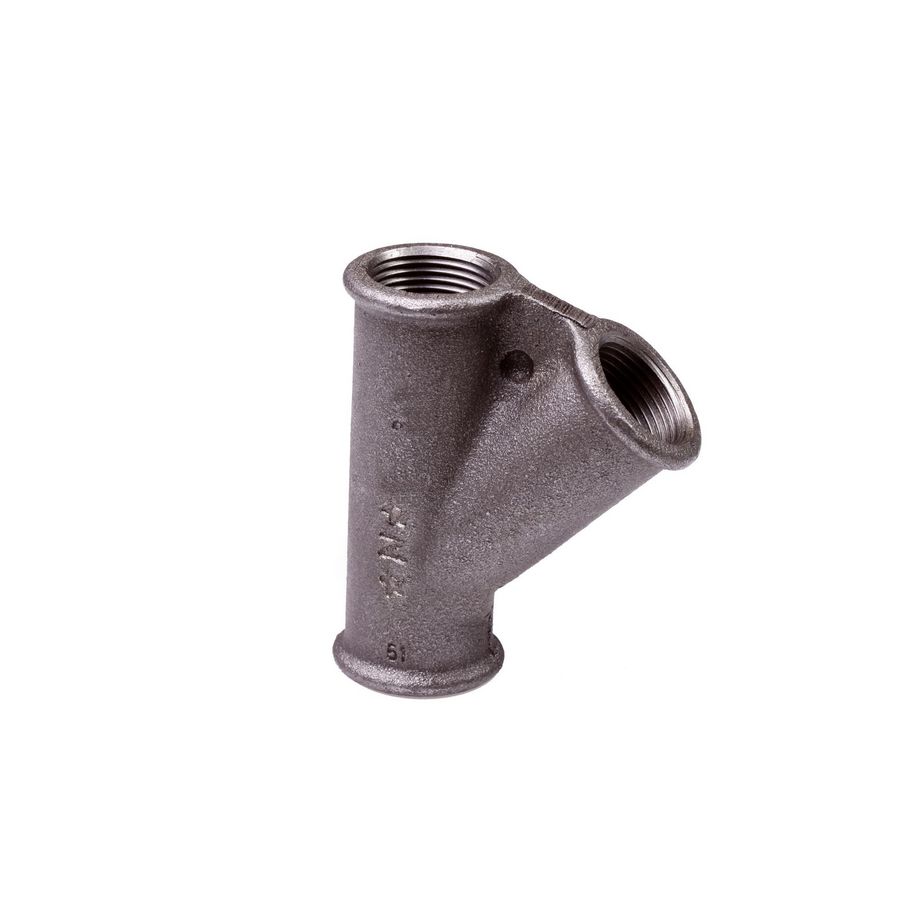 T-koppeling malleabel gietijzer verzinkt 45° nr.165 1.1/4" bn.