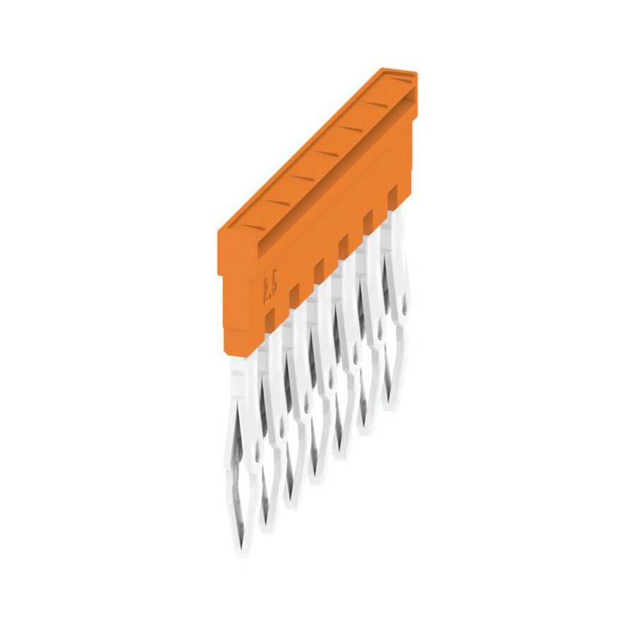 Dwarsverbinder (terminal) Plugged oranje 24 A p: 7, VVE=20