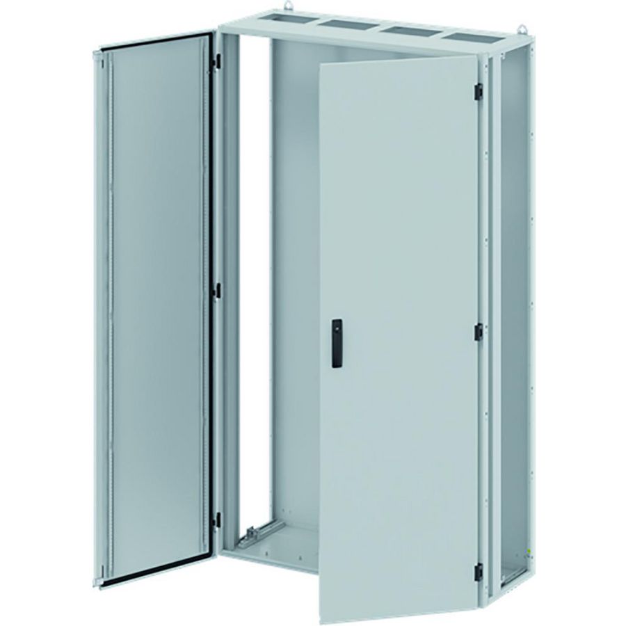 Verdeelkast vloerstaand geaard IP55 RAL7035