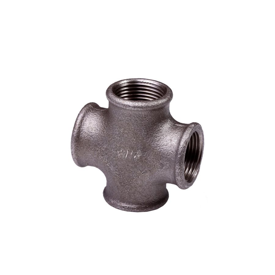 Kruisstuk 90° malleabel gietijzer verzinkt nr.180 1/4" bn. VVE=10