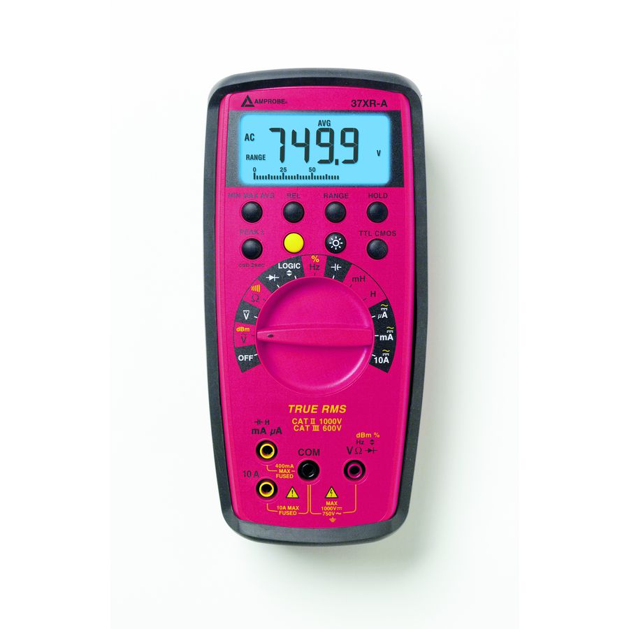 TRMS multimeter met meetsnoeren en ophangset