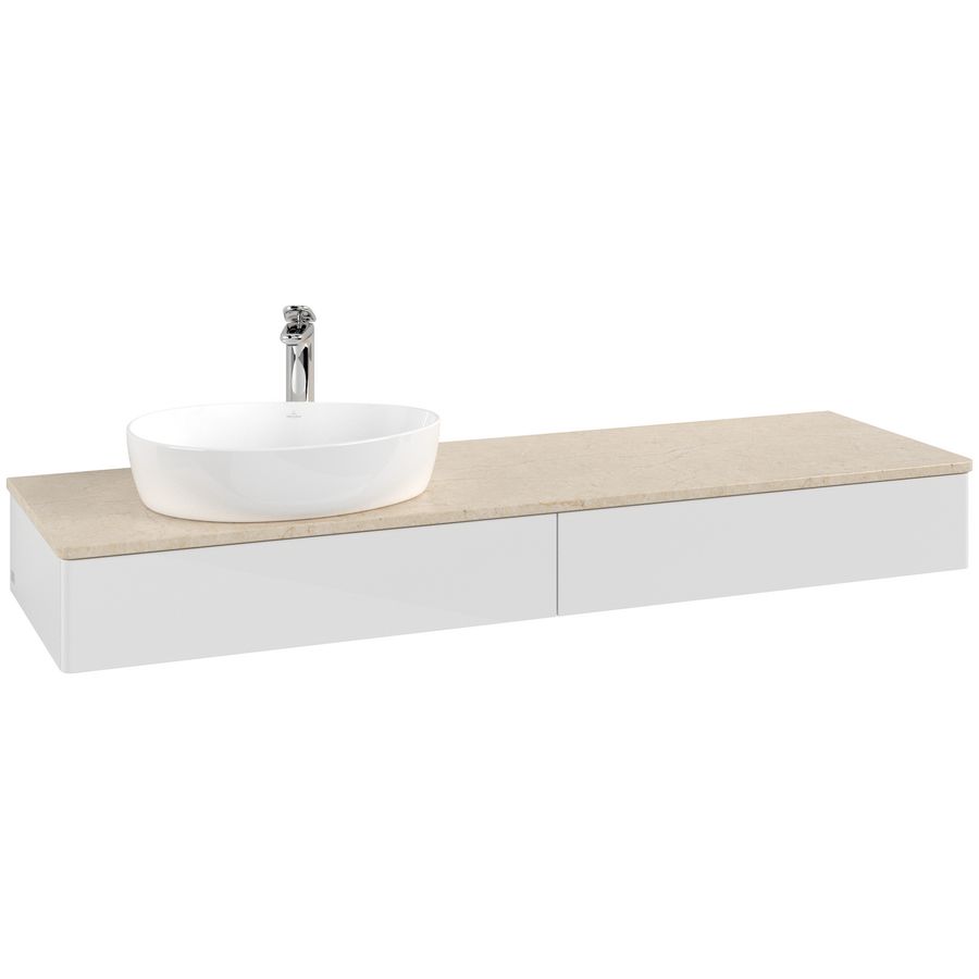 Wastafelonderkast Antao 1600x190x500mm G.White.L L15053GF