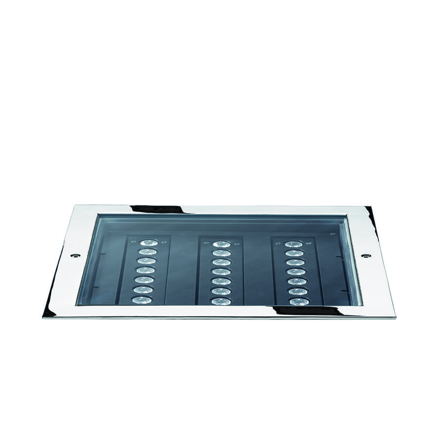LED-Grondinbouwarmatuur 3000K 26,4W statisch cirkelvormige i